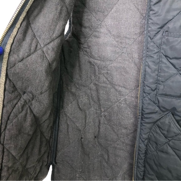 J Crew black quilted zip front vest - Picture 5 of 11